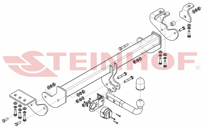Vlečna kljuka Ssangyong Korando - od 2010 do 2019